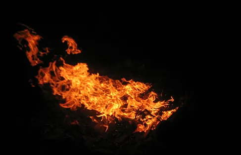 Calor por radiación desde un fuego